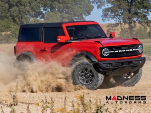 Ford Bronco Custom Wheels (1) - Rough Country - 88 Series - Gloss Black - 17 x 8.5 / 6 x 5.5 / -12 / 4.5" 